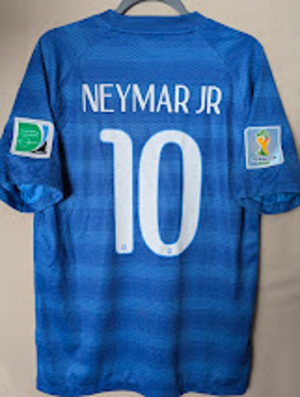 Brazil 2014 Neymar Jr Away Jersey Mens Medium Nike World Cup Patched